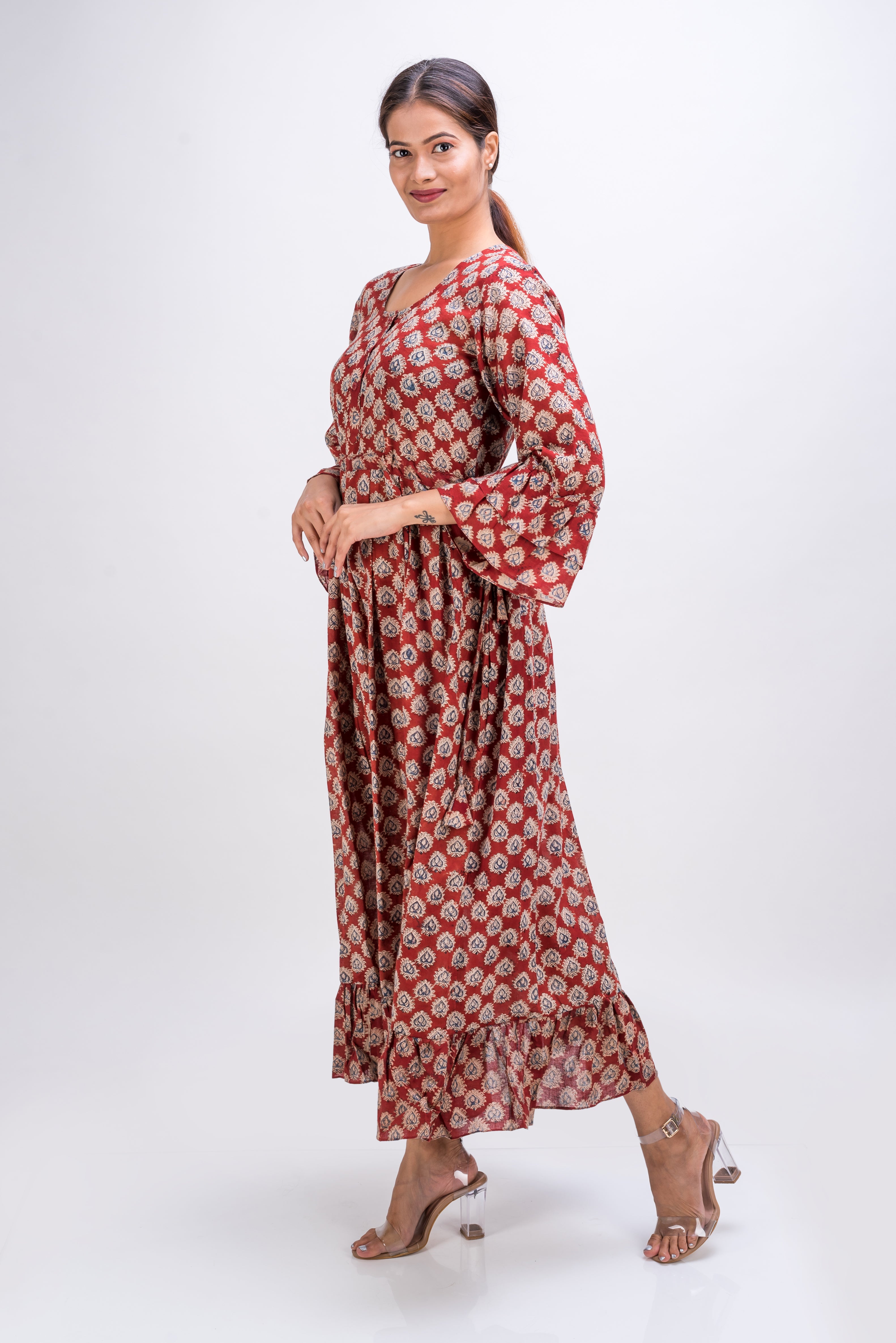 venus maxi dress 550-128 Whitelotus "Venus" Women's Maxi Dress – White Lotus Fashions