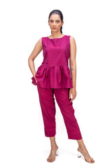 428 - 409 "Pink" Whitelotus Women's Pants "parrot co - ords set" - White Lotus Distributors LLC
