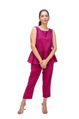428 - 409 "Pink" Whitelotus Women's Pants "parrot co - ords set" - White Lotus Distributors LLC