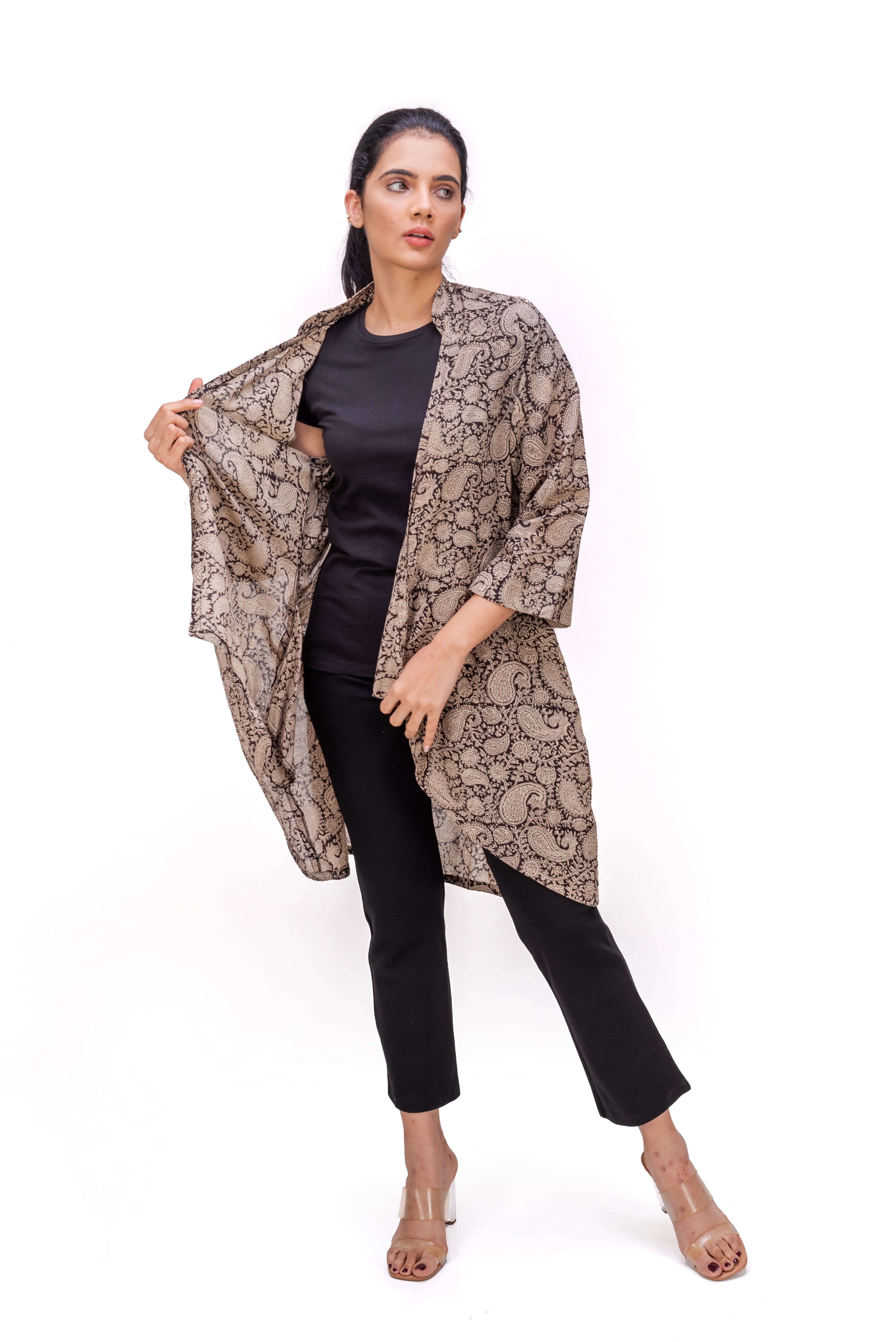 513-117 Whitelotus "Kimono" Women's coat