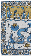 Swan Garden Glow - Limited Hand Painted Cotton Bandana
