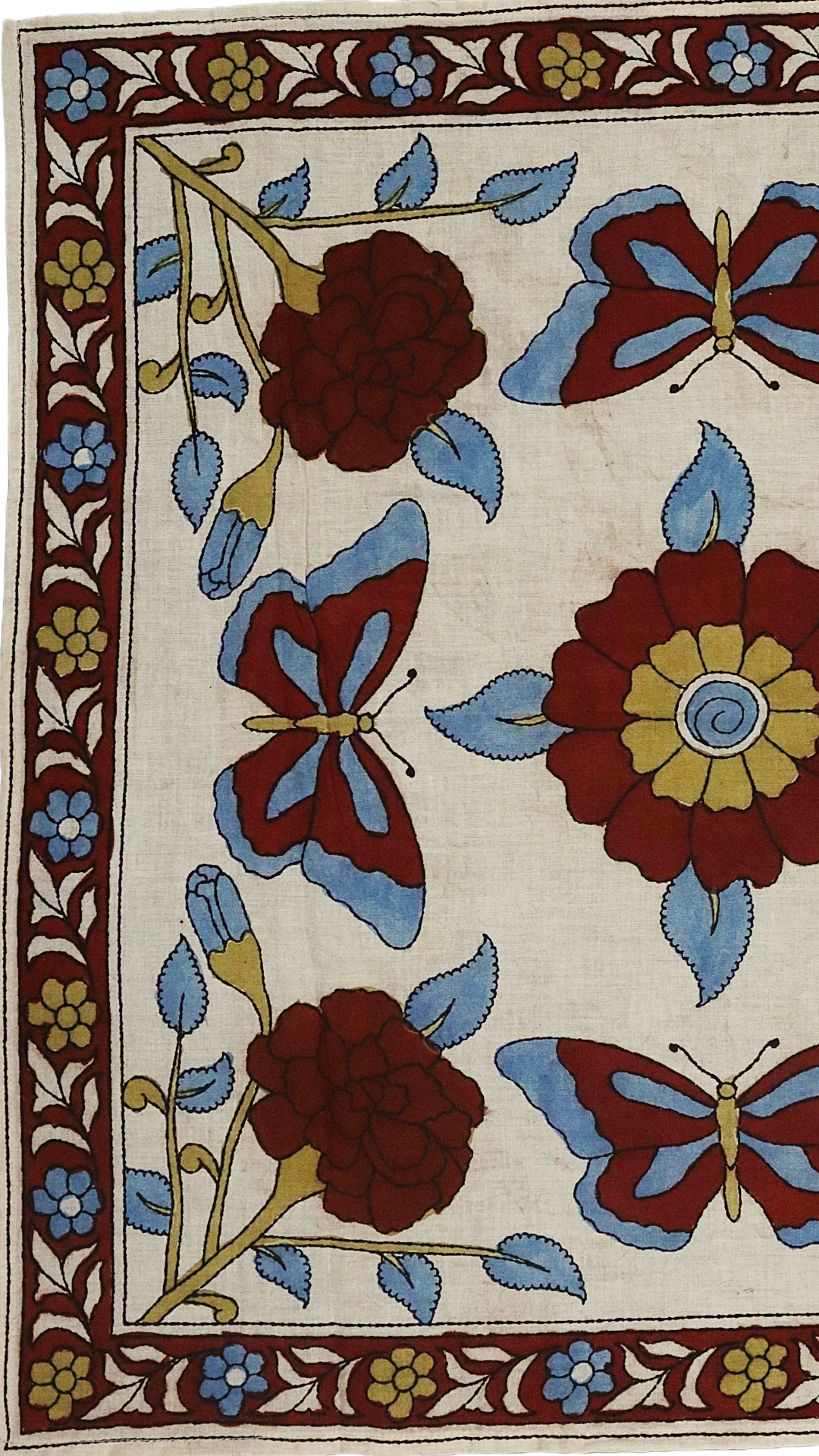 Crim. Butterfly Garden - Limited Hand Painted Cotton Bandana