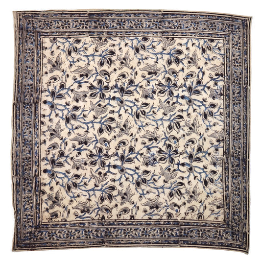 Ocean Breeze - Kalamkari Cotton Bandana