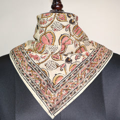 Autumn Leaf - Kalamkari Cotton Bandana (KK1436)