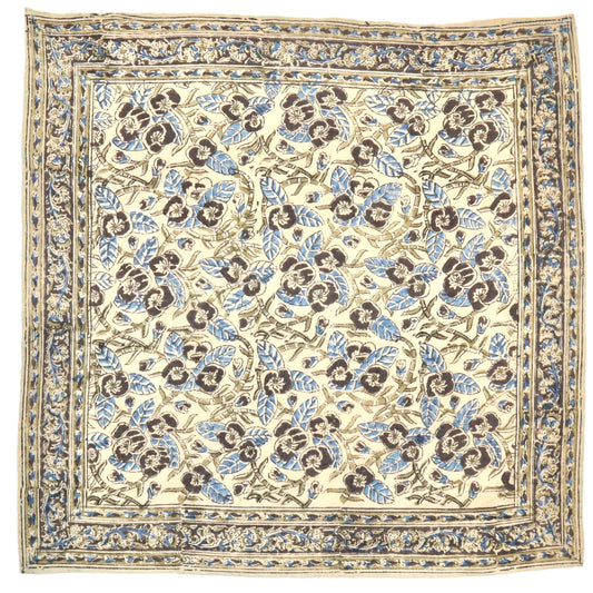 Nature's Nightfall - Kalamkari Cotton Bandana