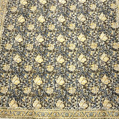 Noir Elegance - Kalamkari Cotton Bandana