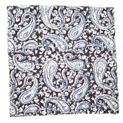 Indigo Mirage - Kalamkari Cotton Bandana (KK1495)