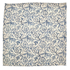 Blue Vine - Kalamkari Cotton Bandana