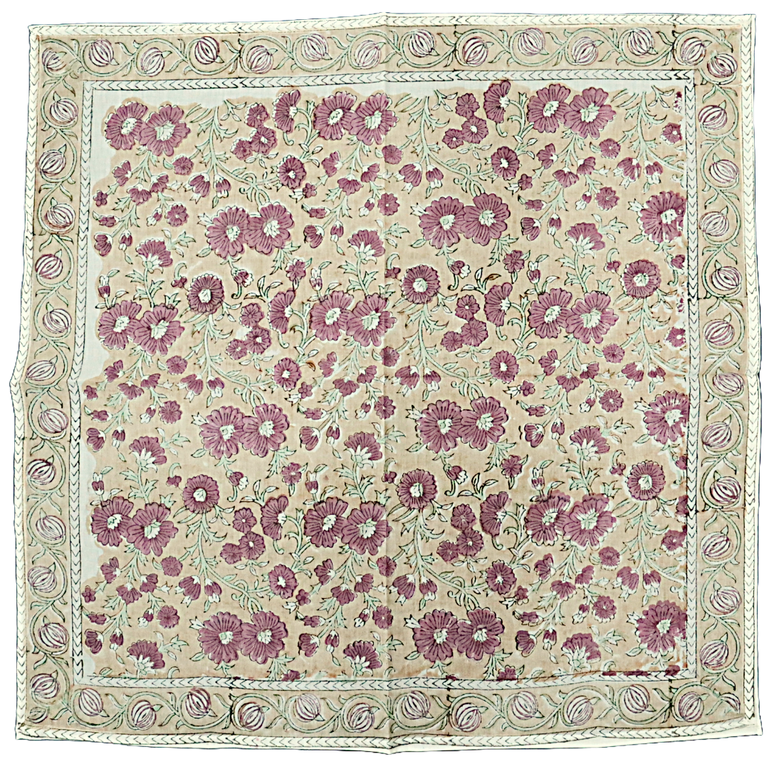 Gulbahar - Hand Block Printed Cotton Bandana