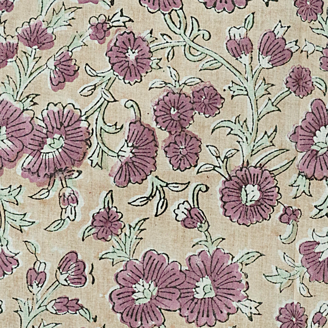 Gulbahar - Hand Block Printed Cotton Bandana