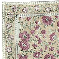 Gulbahar - Hand Block Printed Cotton Bandana