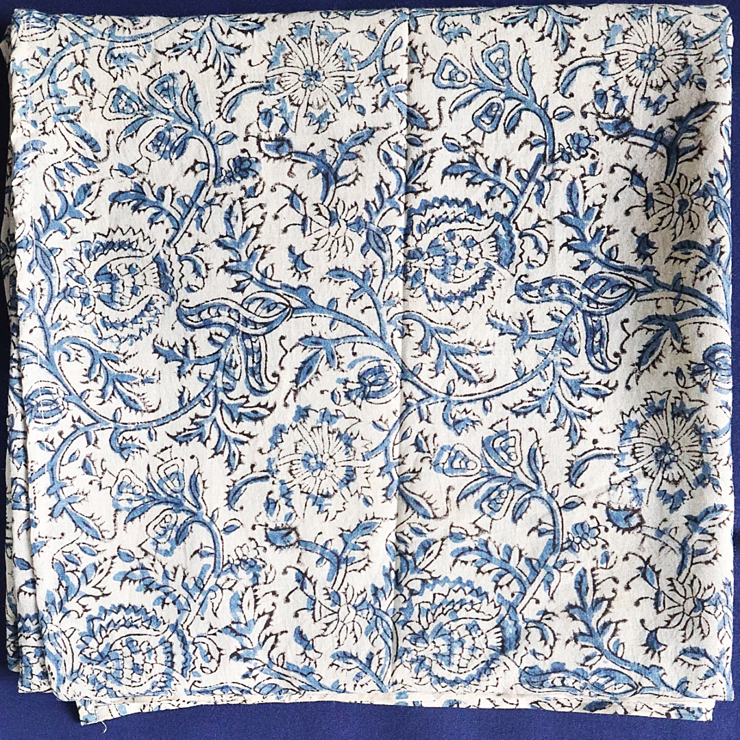 Blue Dandelions - XL Cotton Wrap