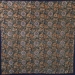Black Flowers - XL Cotton Wrap