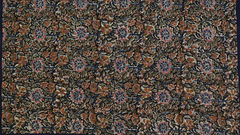 Black Flowers - XL Cotton Wrap