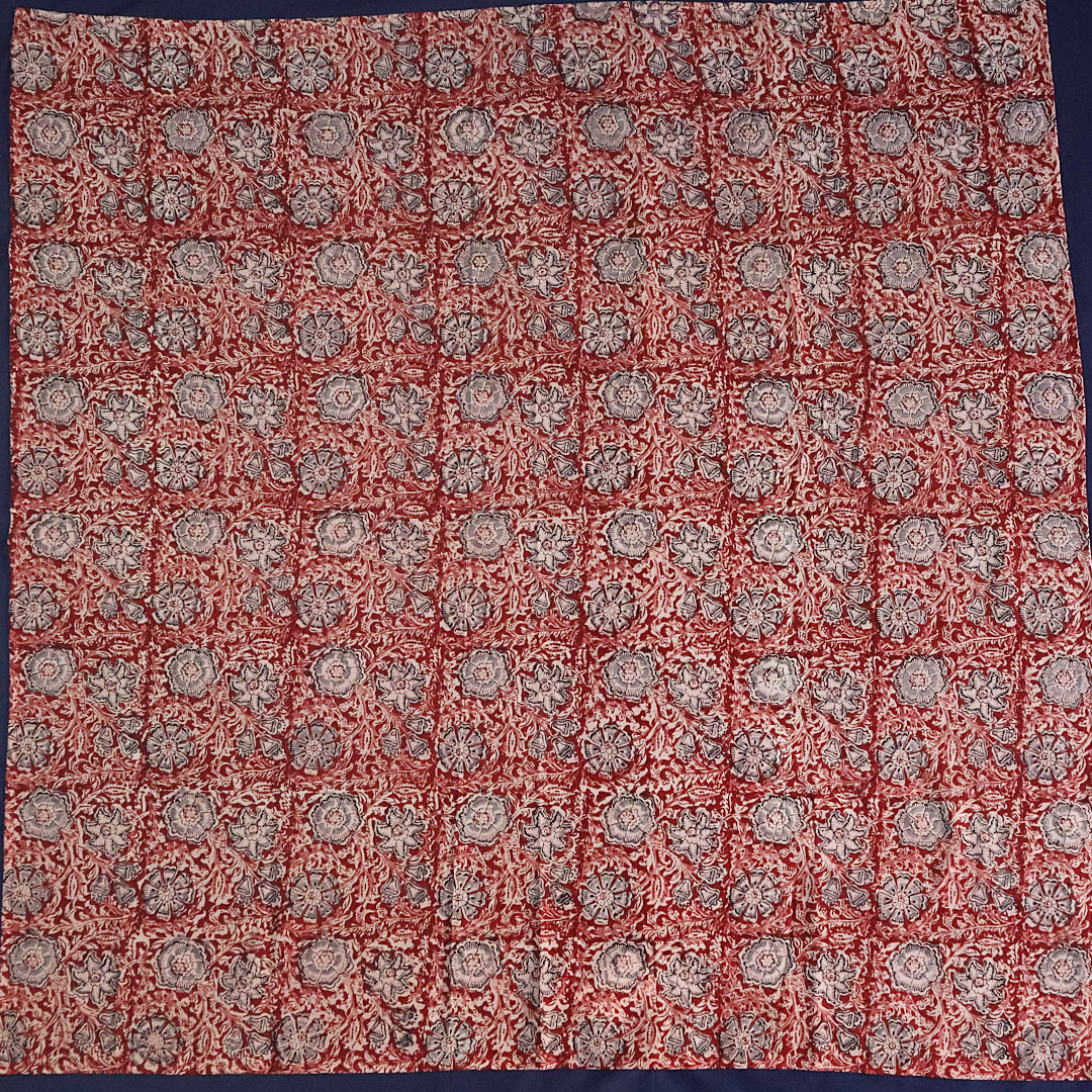 Crimson Blossom -  XL Cotton Wrap