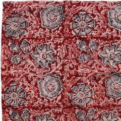 Crimson Blossom -  XL Cotton Wrap