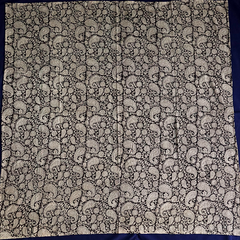 Charcoal Paisley - XL Cotton Wrap