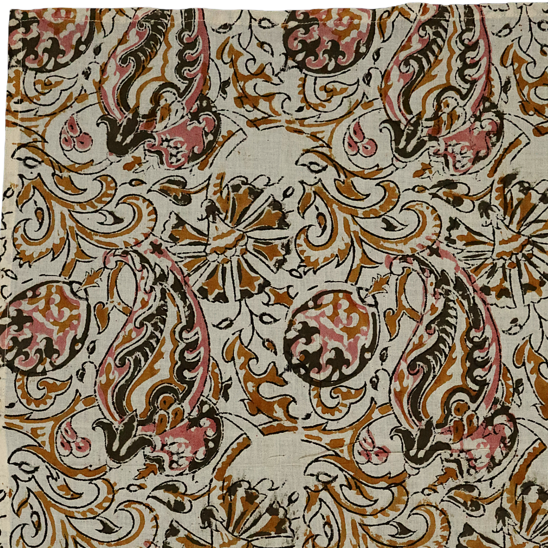 Pink Bourbon - Kalamkari Cotton XL Wrap