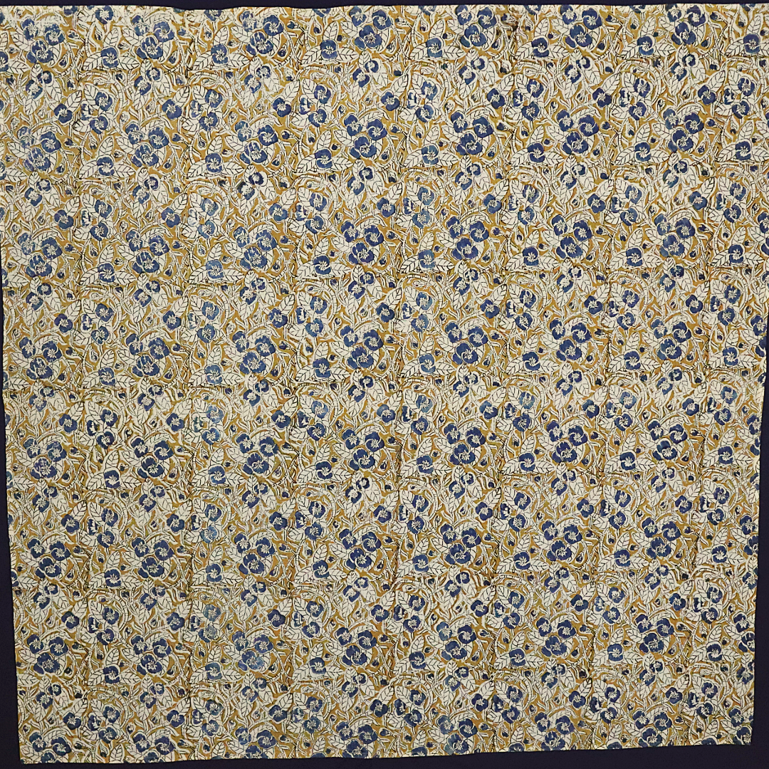 Blueberry Vine (Yellow) - XL Cotton Wrap
