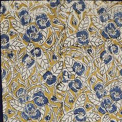 Blueberry Vine (Yellow) - XL Cotton Wrap