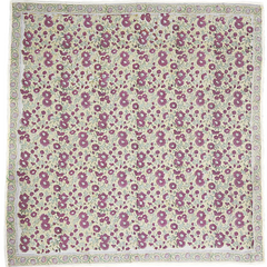 XL1020 — Cotton XL Wrap (44" × 44") - Hand Block Printed