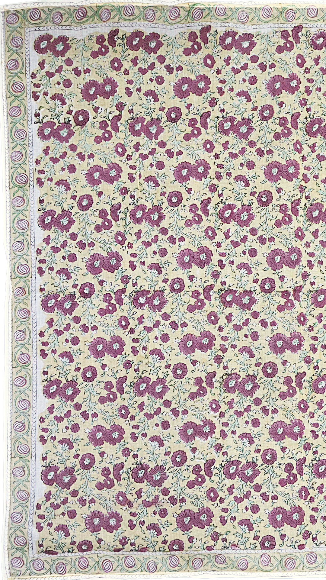 XL1020 — Cotton XL Wrap (44" × 44") - Hand Block Printed