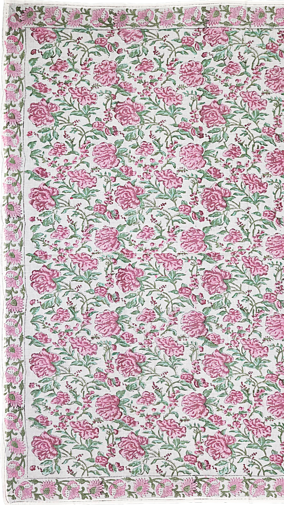 XL1021 — Cotton XL Wrap (44" × 44") - Hand Block Printed