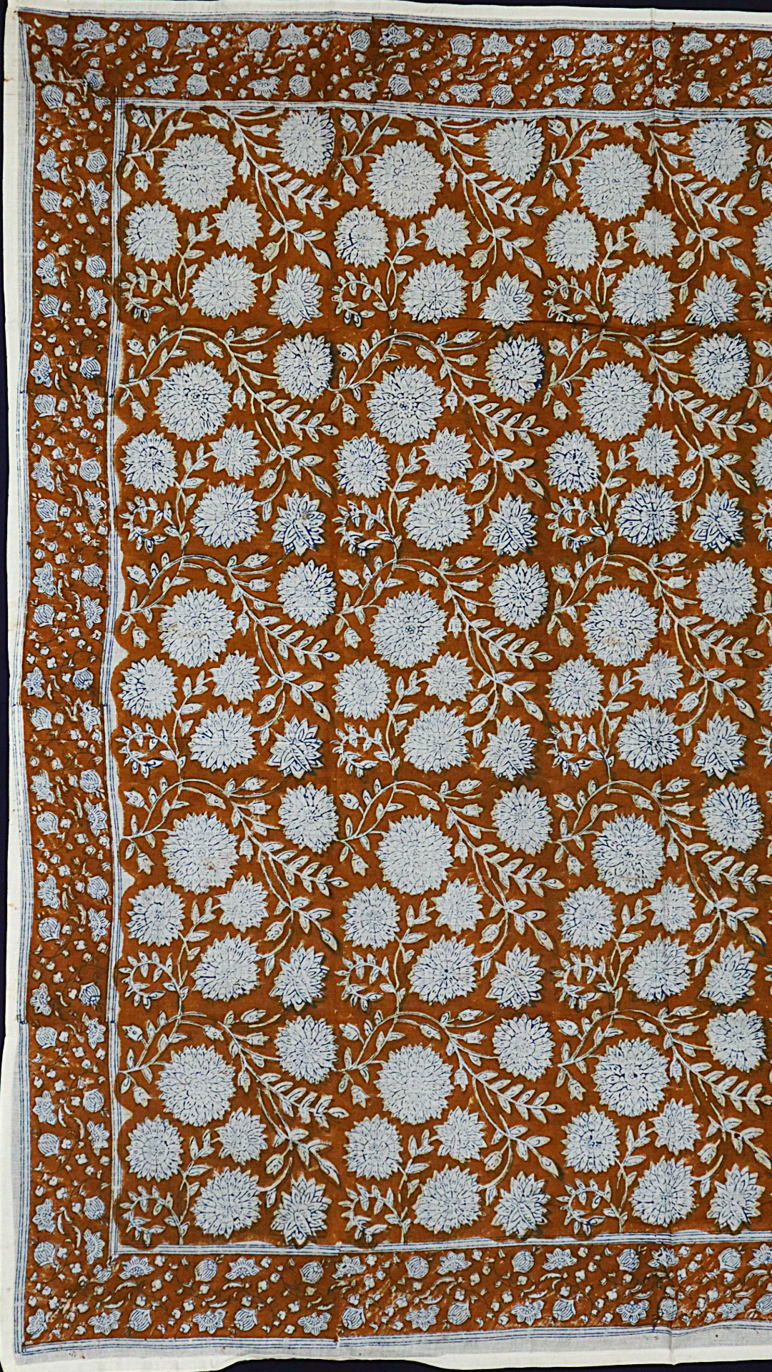 XL1022 — Cotton XL Wrap (44" × 44") - Hand Block Printed