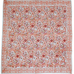 XL1024 — Cotton XL Wrap (44" × 44") - Hand Block Printed