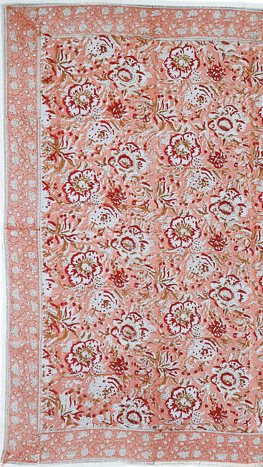 Fire Lilies - Kalamkari Cotton XL Wrap