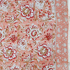 XL1024 — Cotton XL Wrap (44" × 44") - Hand Block Printed