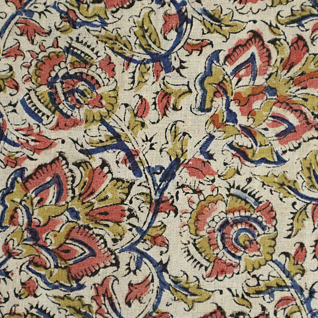 XL1027 — XL Cotton Wrap (44" × 44") - Hand Block printed