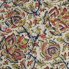 XL1027 — XL Cotton Wrap (44" × 44") - Hand Block printed