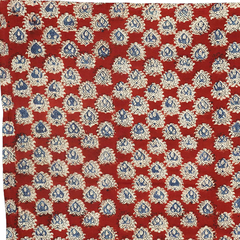 Diya's Flame - XL Cotton Wrap - Hand Block Printed