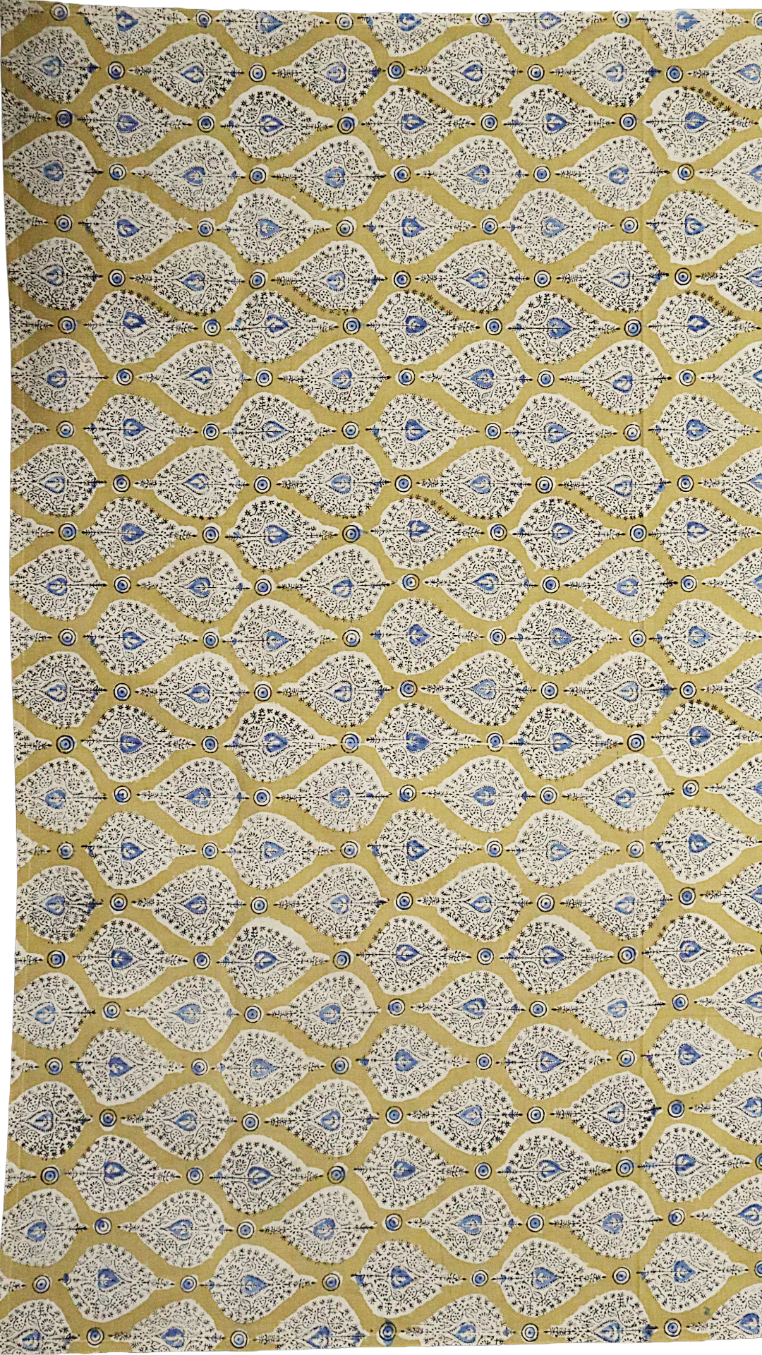 Teardrop Garden - XL Cotton Wrap - Hand Block Printed