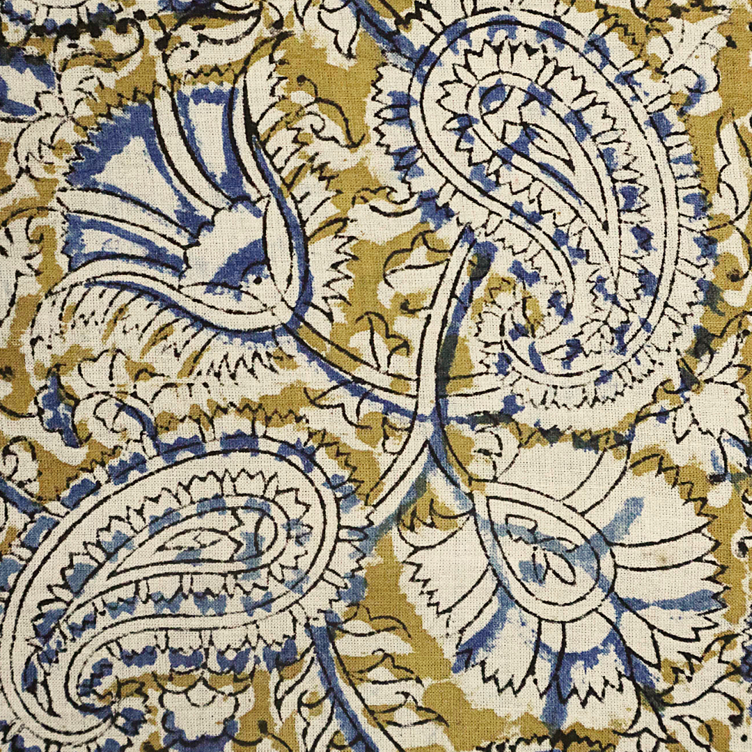 Twilight Paisley - XL Cotton Wrap - Hand Block Printed