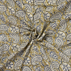 Twilight Paisley - XL Cotton Wrap - Hand Block Printed