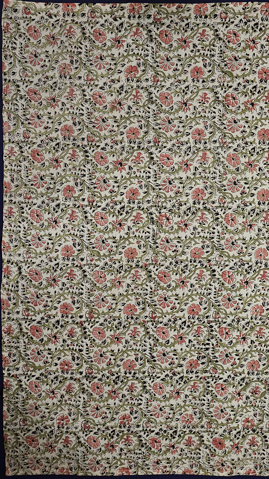 Blossom Breeze - XL Cotton Wrap - Hand Block Printed