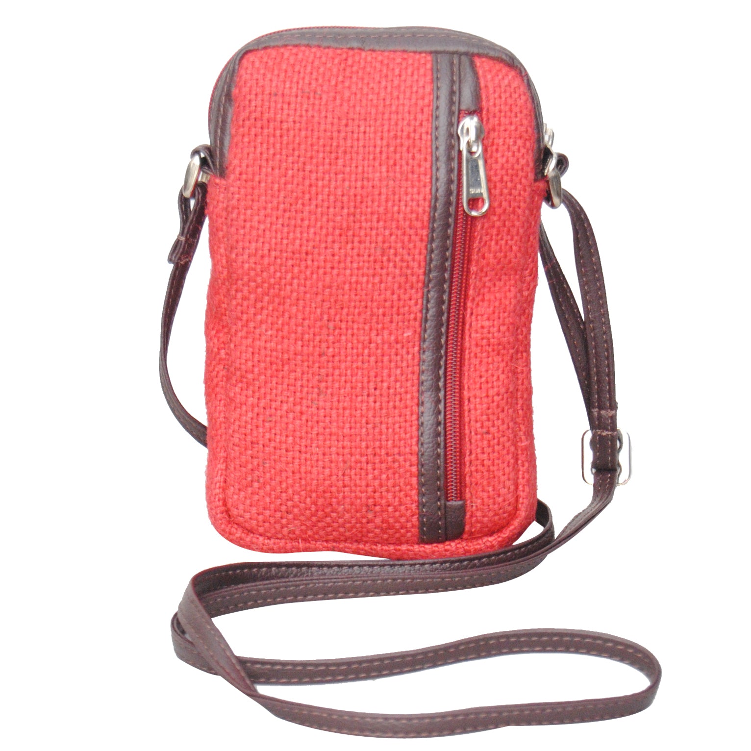KK1157 Phone Bag Jute - Red