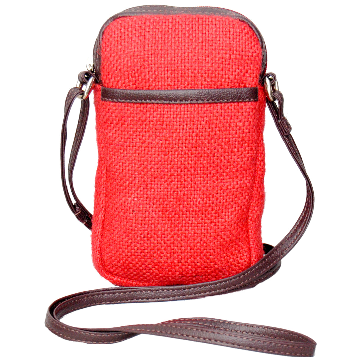 KK1157 Phone Bag Jute - Red