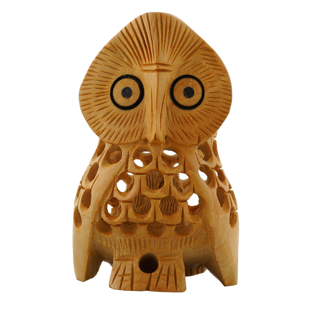 Wooden Owl - Undercut - Multiple Sizes - WA1013