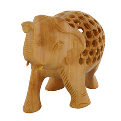 Wooden Elephant - Trunk Up - Undercut - WA1027