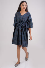 510-109  Whitelotus "Sony" kaftan knee length Women's Dress