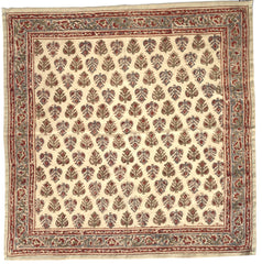 KK1413Kalamkari Cotton Bandana - Tulips Red (KK1413)