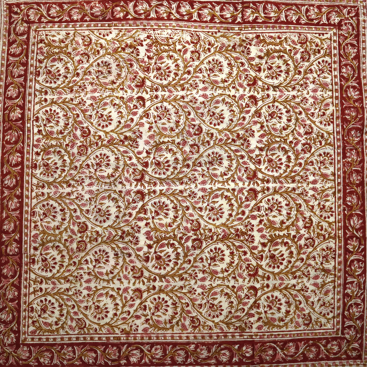 KK1439 Kalamkari Cotton Bandana - (KK1439)