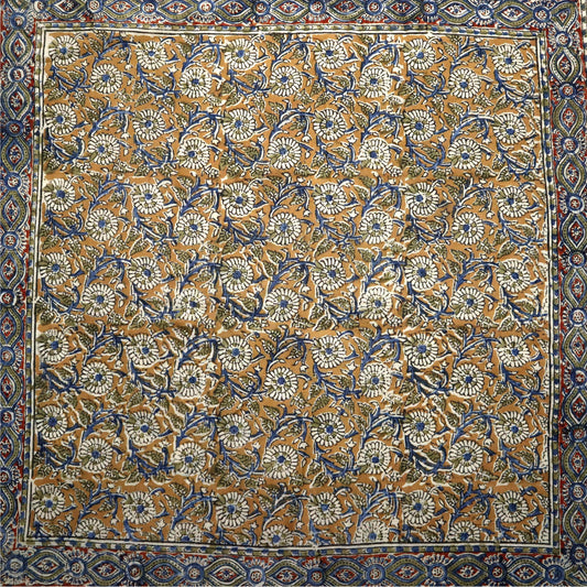 KK1447 Kalamkari Cotton Bandana - (KK1447)
