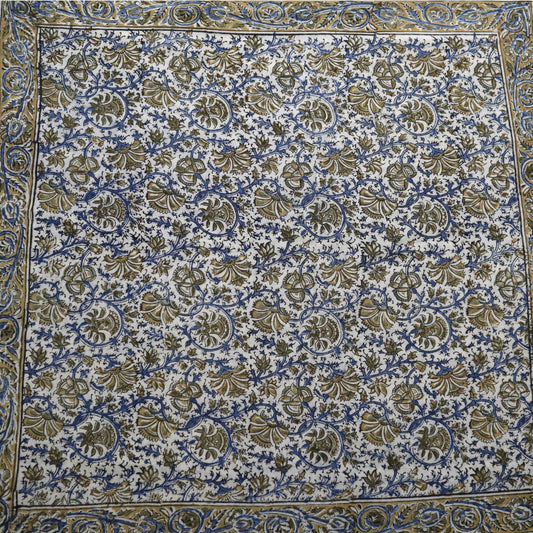 Gardenia Bell - Kalamkari Cotton Bandana
